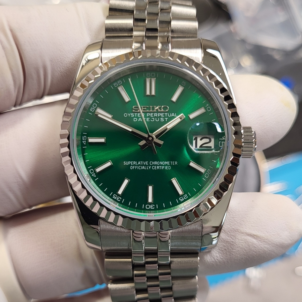 New Seiko Mod 36mm Automatic Watch